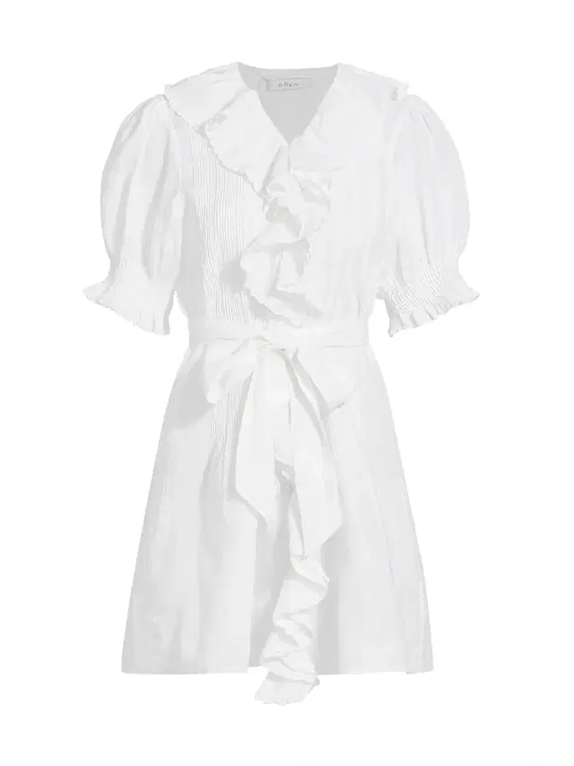 Women's Piper Belted Ruffled Minidress - Salt Women's Piper Belted Ruffled Minidress - Salt