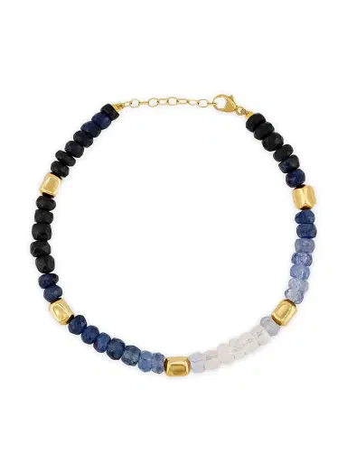 Jia Jia Women's Arizona 14K Yellow Gold & Ombré Blue Sapphire Beaded Bracelet - Blue | Thumbnail 1 Jia Jia Women's Arizona 14K Yellow Gold & Ombré Blue Sapphire Beaded Bracelet - Blue | Thumbnail 1