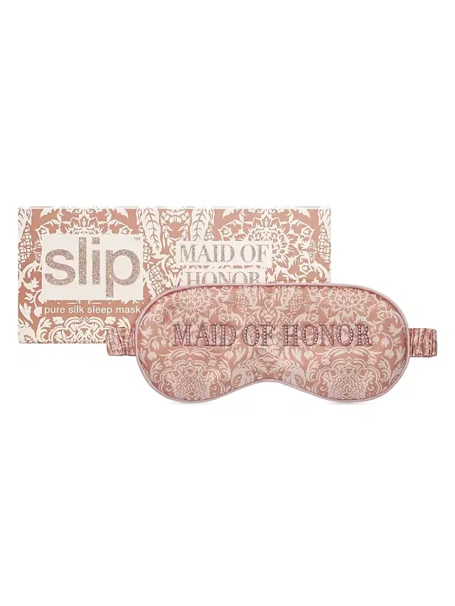 Women's Bride Silk Sleep Mask - Maid Of Honor Women's Bride Silk Sleep Mask - Maid Of Honor