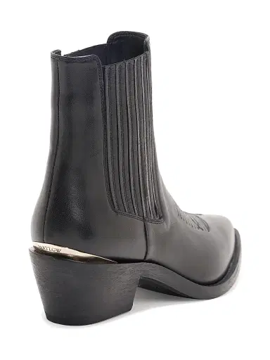 Partlow Women's 55MM Loulou Suede Ankle Boots - Nero - Size 5.5 | Thumbnail 3 Partlow Women's 55MM Loulou Suede Ankle Boots - Nero - Size 5.5 | Thumbnail 3