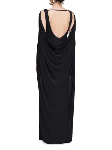 Halston Women's Akeem Jersey Gown - Black | Thumbnail 5 Halston Women's Akeem Jersey Gown - Black | Thumbnail 5