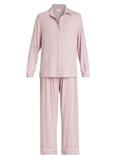 Pour Les Femmes Women's Long-Sleeve Pajama Set | Thumbnail 1 Pour Les Femmes Women's Long-Sleeve Pajama Set | Thumbnail 1