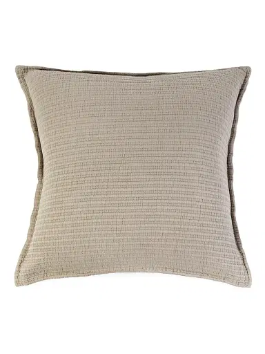 Pom Pom at Home Chatham Linen Euro Sham - Natural - Size Queen | Thumbnail 2 Pom Pom at Home Chatham Linen Euro Sham - Natural - Size Queen | Thumbnail 2