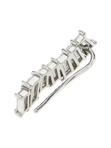 VRAI Women's 14K White Gold & Baguette 2.25 TCW Lab-Grown Diamond Ear Arc - White Gold | Thumbnail 2 VRAI Women's 14K White Gold & Baguette 2.25 TCW Lab-Grown Diamond Ear Arc - White Gold | Thumbnail 2