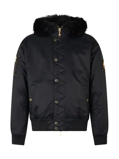 Moose Knuckles Men's Denali Gold Bomber Jacket - Black - Size XXL | Thumbnail 1 Moose Knuckles Men's Denali Gold Bomber Jacket - Black - Size XXL | Thumbnail 1