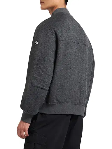 Moose Knuckles Men's Alder Wool Bomber Jacket | Thumbnail 5 Moose Knuckles Men's Alder Wool Bomber Jacket | Thumbnail 5
