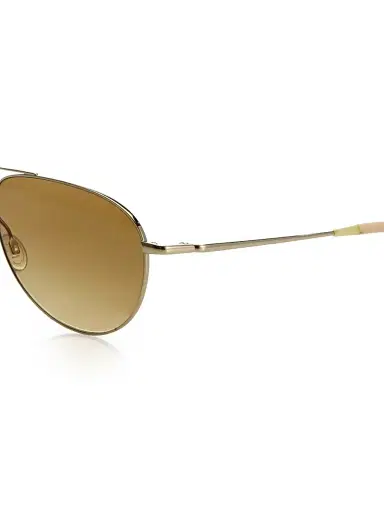 Oliver Peoples Women's Benedict 59MM Chrome Aviator Sunglasses - Amber | Thumbnail 3 Oliver Peoples Women's Benedict 59MM Chrome Aviator Sunglasses - Amber | Thumbnail 3