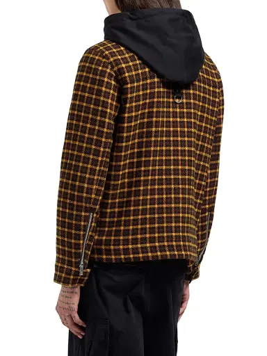 Moose Knuckles Men's Snowdon Layered Shirt Jacket - Sunrise Check | Thumbnail 6 Moose Knuckles Men's Snowdon Layered Shirt Jacket - Sunrise Check | Thumbnail 6
