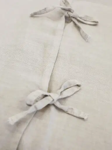 Pom Pom at Home Blair Linen Duvet Cover - Taupe - Size King | Thumbnail 3 Pom Pom at Home Blair Linen Duvet Cover - Taupe - Size King | Thumbnail 3