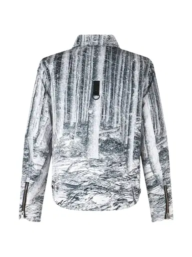 Moose Knuckles Men's West Shirt Jacket - Forest Print - Size XL | Thumbnail 3 Moose Knuckles Men's West Shirt Jacket - Forest Print - Size XL | Thumbnail 3