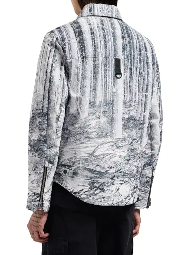 Moose Knuckles Men's West Shirt Jacket - Forest Print - Size XL | Thumbnail 6 Moose Knuckles Men's West Shirt Jacket - Forest Print - Size XL | Thumbnail 6