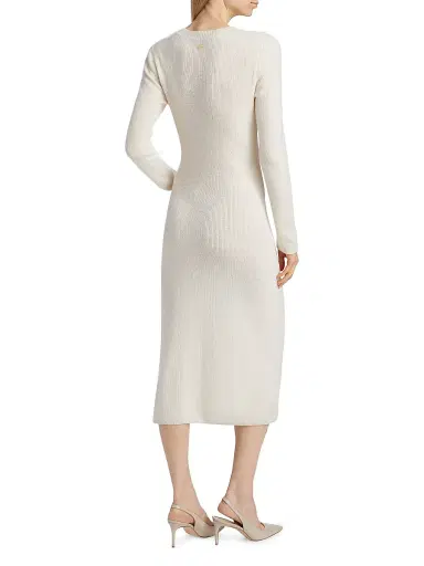 Toccin Women's Blakely Wool-Cashmere Crewneck Midi-Dress - | Thumbnail 5 Toccin Women's Blakely Wool-Cashmere Crewneck Midi-Dress - | Thumbnail 5