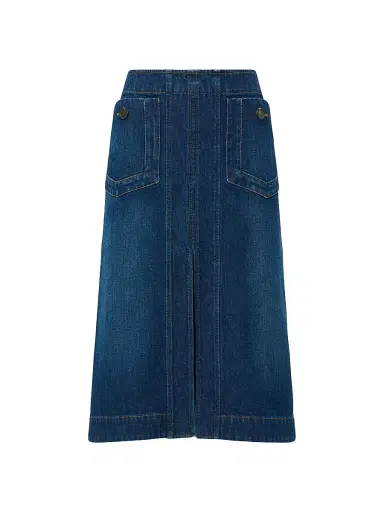 CALLAS MILANO Women's Fernanda Stretch Denim Skirt | Thumbnail 1 CALLAS MILANO Women's Fernanda Stretch Denim Skirt | Thumbnail 1