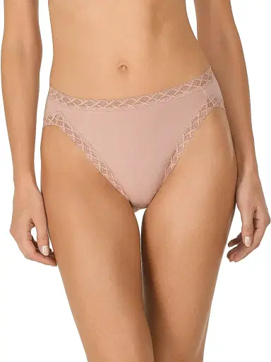 Natori Women's Bliss Cotton French Cut Brief - Rose Beige | Thumbnail 1 Natori Women's Bliss Cotton French Cut Brief - Rose Beige | Thumbnail 1