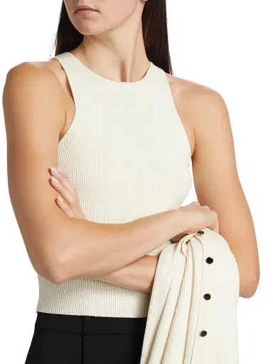 Toccin Women's Avery Rib-Knit Racer Tank - | Thumbnail 6 Toccin Women's Avery Rib-Knit Racer Tank - | Thumbnail 6
