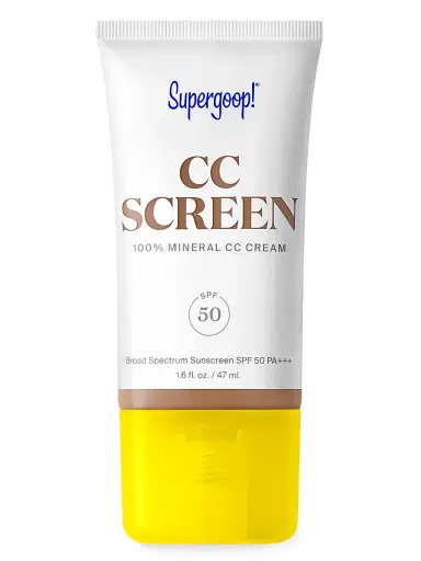 SUPERGOOP! Women's CC Screen 100% Mineral CC Cream SPF 50 - 230C | Thumbnail 1 SUPERGOOP! Women's CC Screen 100% Mineral CC Cream SPF 50 - 230C | Thumbnail 1