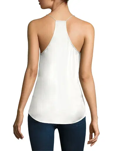 Cami NYC Women's Racer Silk Charmeuse Camisole - White | Thumbnail 3 Cami NYC Women's Racer Silk Charmeuse Camisole - White | Thumbnail 3