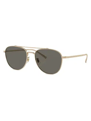 Oliver Peoples Men's Rivetti 55MM Aviator Sunglasses - Gold Grey | Thumbnail 1 Oliver Peoples Men's Rivetti 55MM Aviator Sunglasses - Gold Grey | Thumbnail 1