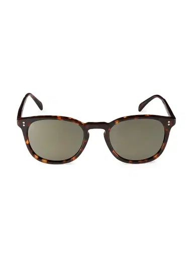 Oliver Peoples Finley 51MM Round Sunglasses - Brown Tortoise | Thumbnail 1 Oliver Peoples Finley 51MM Round Sunglasses - Brown Tortoise | Thumbnail 1