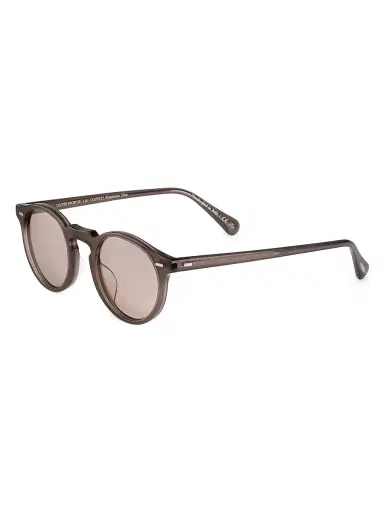Brunello Cucinelli & Oliver Peoples Men's Gregory Peck 50MM Phantos Round Sunglasses | Thumbnail 2 Brunello Cucinelli & Oliver Peoples Men's Gregory Peck 50MM Phantos Round Sunglasses | Thumbnail 2