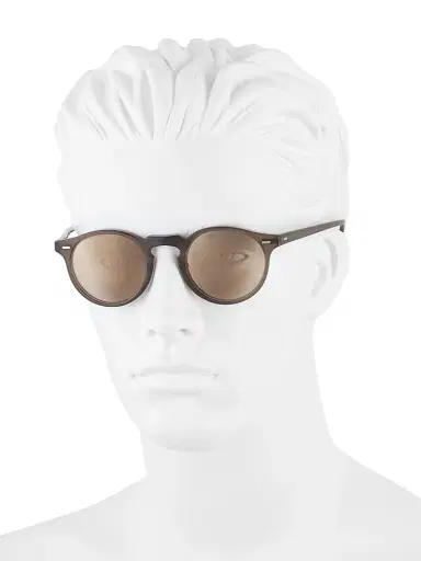 Brunello Cucinelli & Oliver Peoples Men's Gregory Peck 50MM Phantos Round Sunglasses | Thumbnail 4 Brunello Cucinelli & Oliver Peoples Men's Gregory Peck 50MM Phantos Round Sunglasses | Thumbnail 4