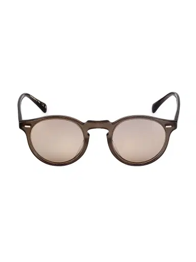 Brunello Cucinelli & Oliver Peoples Men's Gregory Peck 50MM Phantos Round Sunglasses | Thumbnail 1 Brunello Cucinelli & Oliver Peoples Men's Gregory Peck 50MM Phantos Round Sunglasses | Thumbnail 1