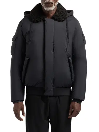 Moose Knuckles Men's Bruce Bomber Jacket - Black | Thumbnail 3 Moose Knuckles Men's Bruce Bomber Jacket - Black | Thumbnail 3