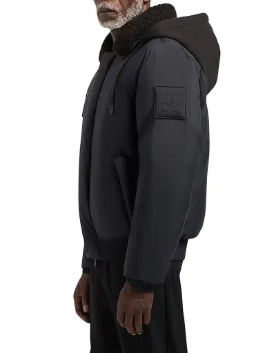 Moose Knuckles Men's Bruce Bomber Jacket - Black | Thumbnail 5 Moose Knuckles Men's Bruce Bomber Jacket - Black | Thumbnail 5