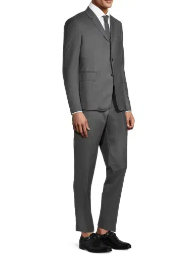 Thom Browne Men's Fit 3 Skinny Super Twill Notch Lapel Suit | Thumbnail 3 Thom Browne Men's Fit 3 Skinny Super Twill Notch Lapel Suit | Thumbnail 3