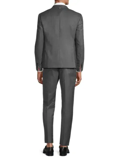 Thom Browne Men's Fit 3 Skinny Super Twill Notch Lapel Suit | Thumbnail 4 Thom Browne Men's Fit 3 Skinny Super Twill Notch Lapel Suit | Thumbnail 4