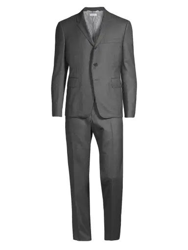 Thom Browne Men's Fit 3 Skinny Super Twill Notch Lapel Suit | Thumbnail 6 Thom Browne Men's Fit 3 Skinny Super Twill Notch Lapel Suit | Thumbnail 6