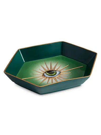 L'Objet Lito Porcelain Eye Hexagon Tray | Thumbnail 2 L'Objet Lito Porcelain Eye Hexagon Tray | Thumbnail 2