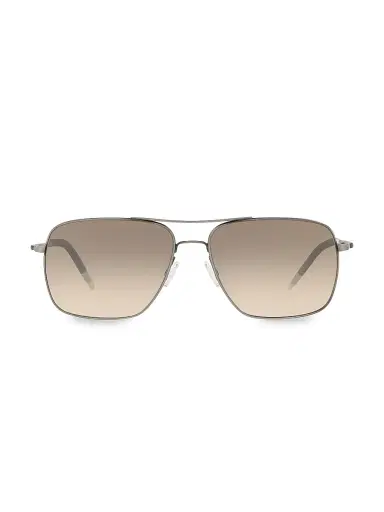 Oliver Peoples Men's Clifton 58MM Aviator Sunglasses | Thumbnail 2 Oliver Peoples Men's Clifton 58MM Aviator Sunglasses | Thumbnail 2