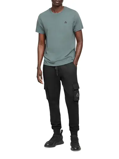 Moose Knuckles Men's Hartsfield Cargo Joggers - Black | Thumbnail 2 Moose Knuckles Men's Hartsfield Cargo Joggers - Black | Thumbnail 2