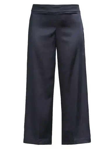 Avenue Montaigne Women's Alex Satin Wide-Leg Pants - Navy | Thumbnail 1 Avenue Montaigne Women's Alex Satin Wide-Leg Pants - Navy | Thumbnail 1