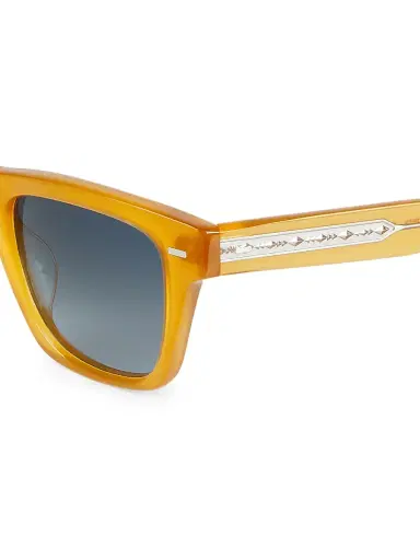 Oliver Peoples Women's Oliver Sun 51MM Square Sunglasses - Amber | Thumbnail 3 Oliver Peoples Women's Oliver Sun 51MM Square Sunglasses - Amber | Thumbnail 3