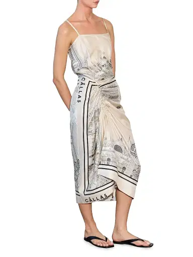 CALLAS MILANO Women's Angie - Camisole Venice Print Dress | Thumbnail 2 CALLAS MILANO Women's Angie - Camisole Venice Print Dress | Thumbnail 2