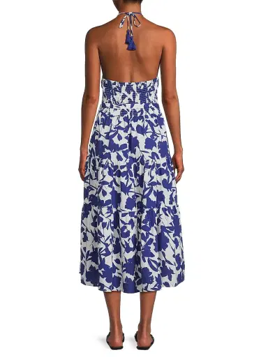 Change of Scenery Women's Abbie Leaf Cotton Halter Dress | Thumbnail 5 Change of Scenery Women's Abbie Leaf Cotton Halter Dress | Thumbnail 5
