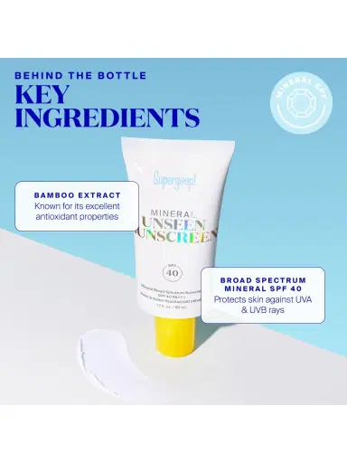 SUPERGOOP! Women's Mineral Unseen Sunscreen SPF 40 | Thumbnail 5 SUPERGOOP! Women's Mineral Unseen Sunscreen SPF 40 | Thumbnail 5