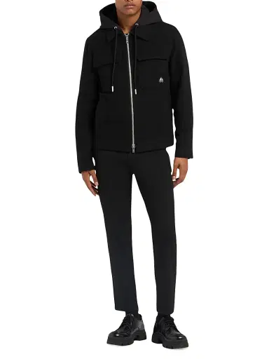 Moose Knuckles Men's Snowdon Layered Shirt Jacket - Black | Thumbnail 2 Moose Knuckles Men's Snowdon Layered Shirt Jacket - Black | Thumbnail 2