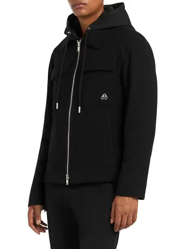 Moose Knuckles Men's Snowdon Layered Shirt Jacket - Black | Thumbnail 5 Moose Knuckles Men's Snowdon Layered Shirt Jacket - Black | Thumbnail 5