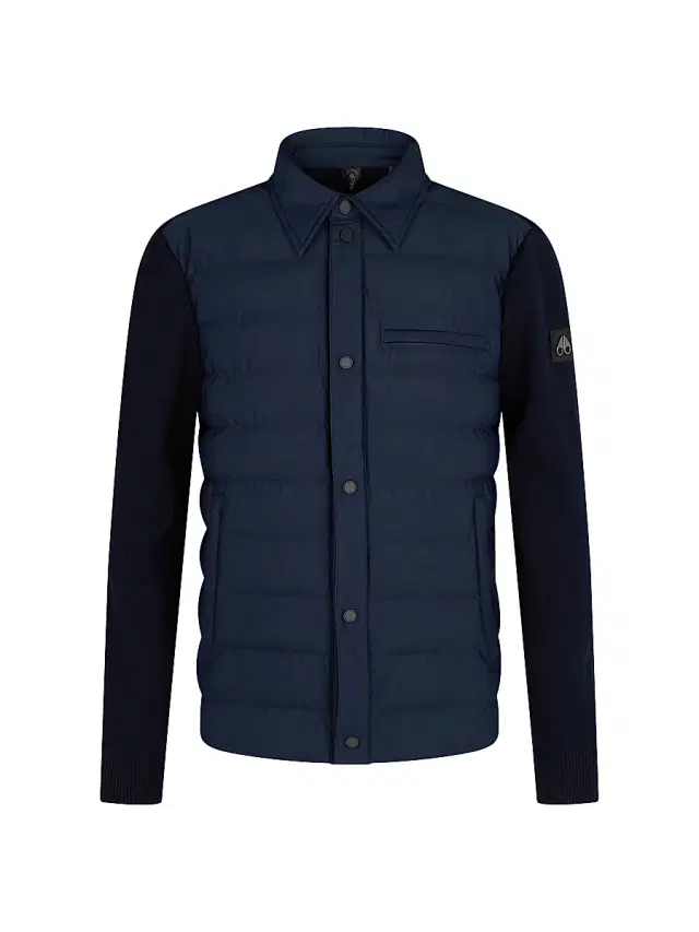 Men's Marble Down Hybrid Shirt Jacket - Navy Men's Marble Down Hybrid Shirt Jacket - Navy