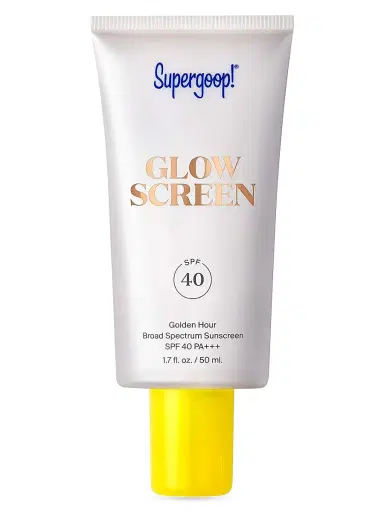 SUPERGOOP! Women's Glow Screen Broad Spectrum Sunscreen SPF 40 PA+++ - Golden Hour 1.7 oz | Thumbnail 1 SUPERGOOP! Women's Glow Screen Broad Spectrum Sunscreen SPF 40 PA+++ - Golden Hour 1.7 oz | Thumbnail 1