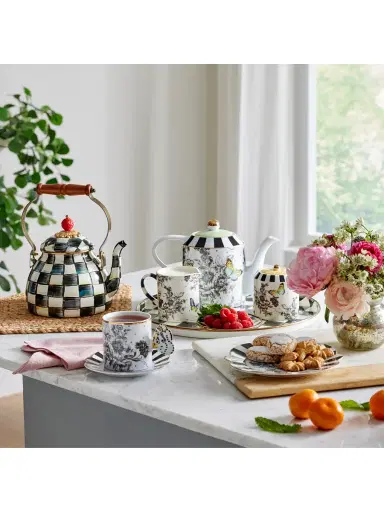MacKenzie-Childs Butterfly Toile Creamer & Sugar Set | Thumbnail 1 MacKenzie-Childs Butterfly Toile Creamer & Sugar Set | Thumbnail 1