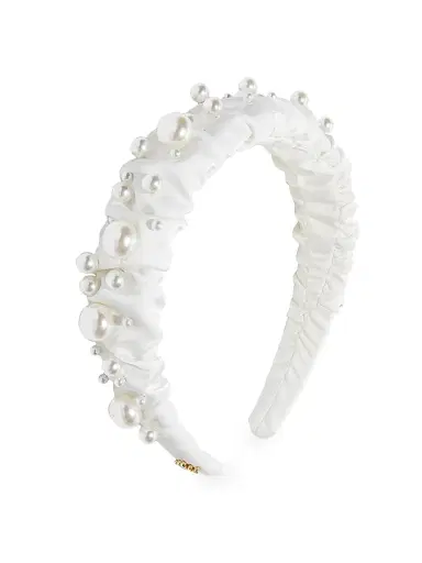 Lele Sadoughi Women's Kelly Imitation Pearl Headband - | Thumbnail 1 Lele Sadoughi Women's Kelly Imitation Pearl Headband - | Thumbnail 1