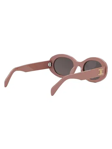 Celine Men's 52MM Oval Acetate Sunglasses - Dusty Pink Grey | Thumbnail 6 Celine Men's 52MM Oval Acetate Sunglasses - Dusty Pink Grey | Thumbnail 6