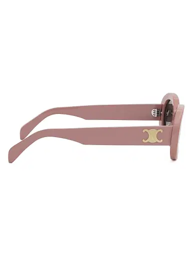 Celine Men's 52MM Oval Acetate Sunglasses - Dusty Pink Grey | Thumbnail 7 Celine Men's 52MM Oval Acetate Sunglasses - Dusty Pink Grey | Thumbnail 7