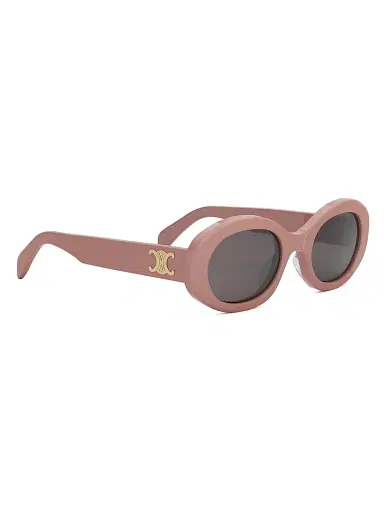 Celine Men's 52MM Oval Acetate Sunglasses - Dusty Pink Grey | Thumbnail 8 Celine Men's 52MM Oval Acetate Sunglasses - Dusty Pink Grey | Thumbnail 8