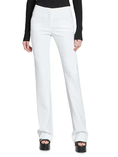 Altuzarra Women's Serge Flared Pants - Optic White - Size 14 | Thumbnail 3 Altuzarra Women's Serge Flared Pants - Optic White - Size 14 | Thumbnail 3