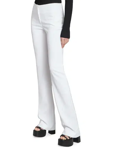 Altuzarra Women's Serge Flared Pants - Optic White - Size 14 | Thumbnail 4 Altuzarra Women's Serge Flared Pants - Optic White - Size 14 | Thumbnail 4